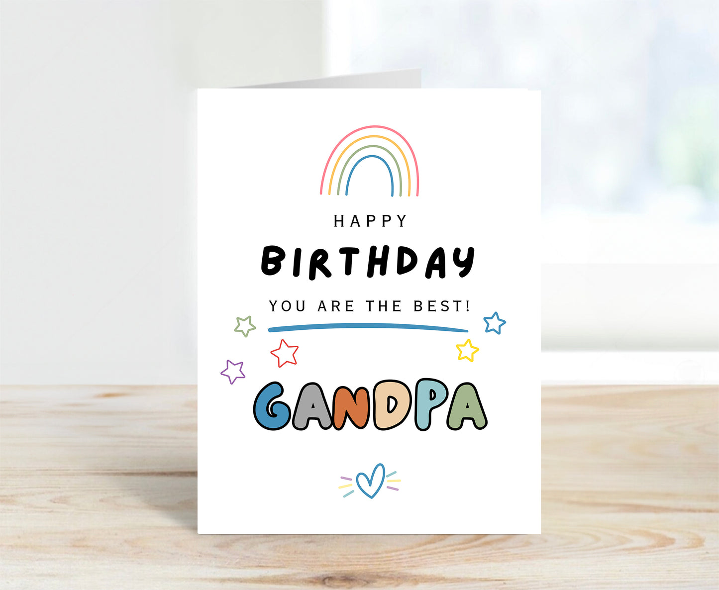 Birthday Card to Grandpa