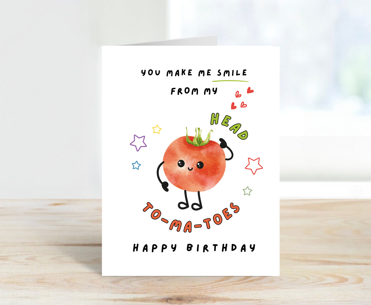 Birthday Card, Head to Toes