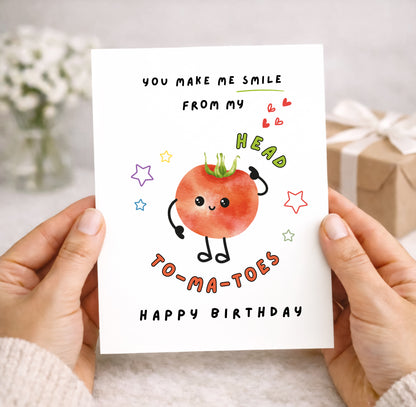 Birthday Card, Head to Toes