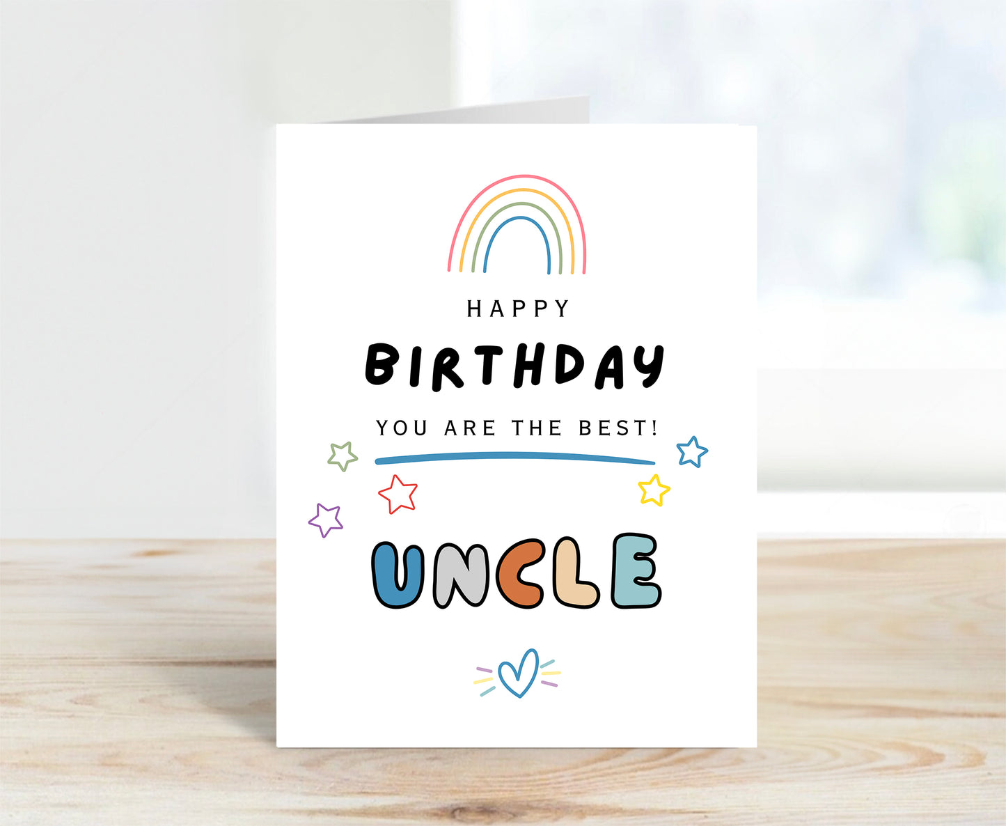Birthday Card for Uncle
