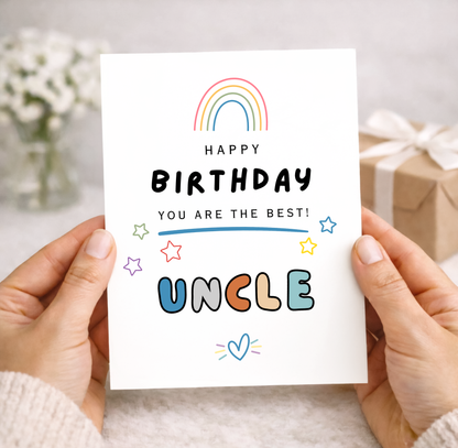 Birthday Card for Uncle