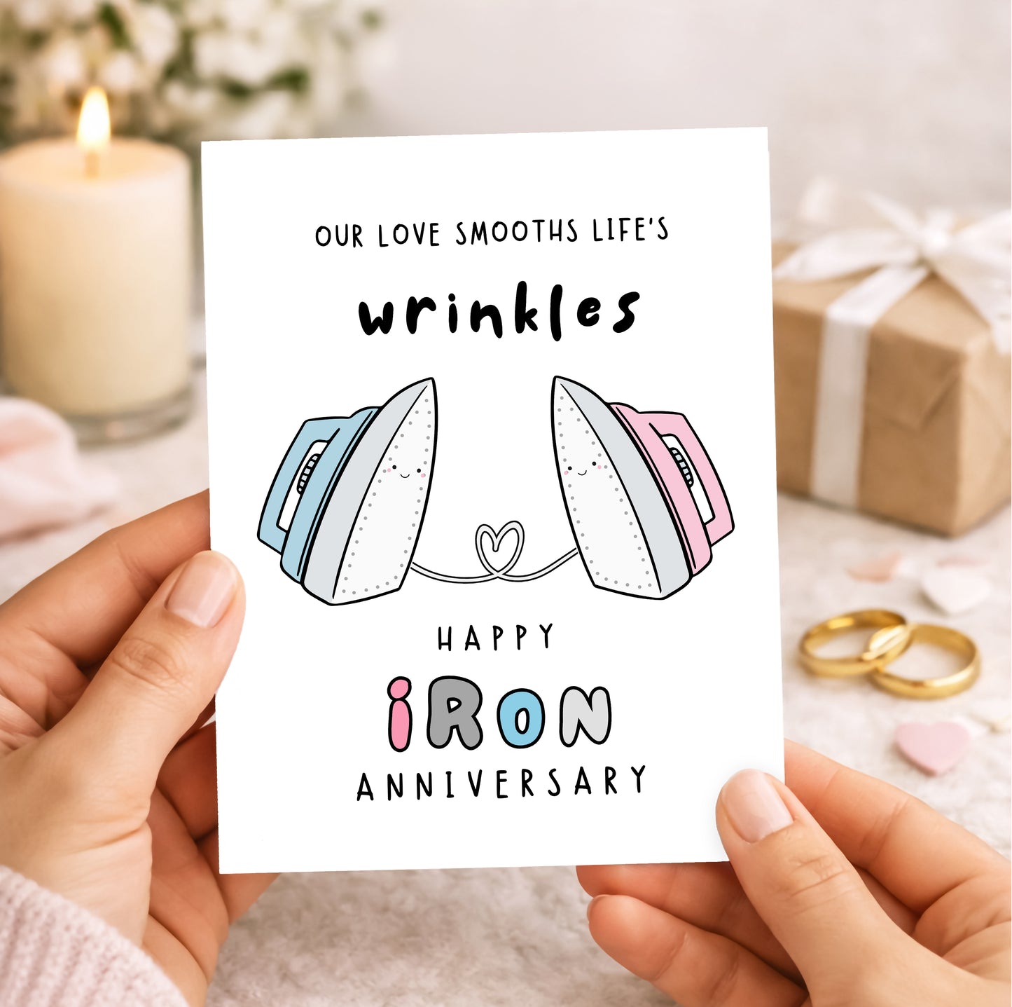 6th Iron Anniversary Card