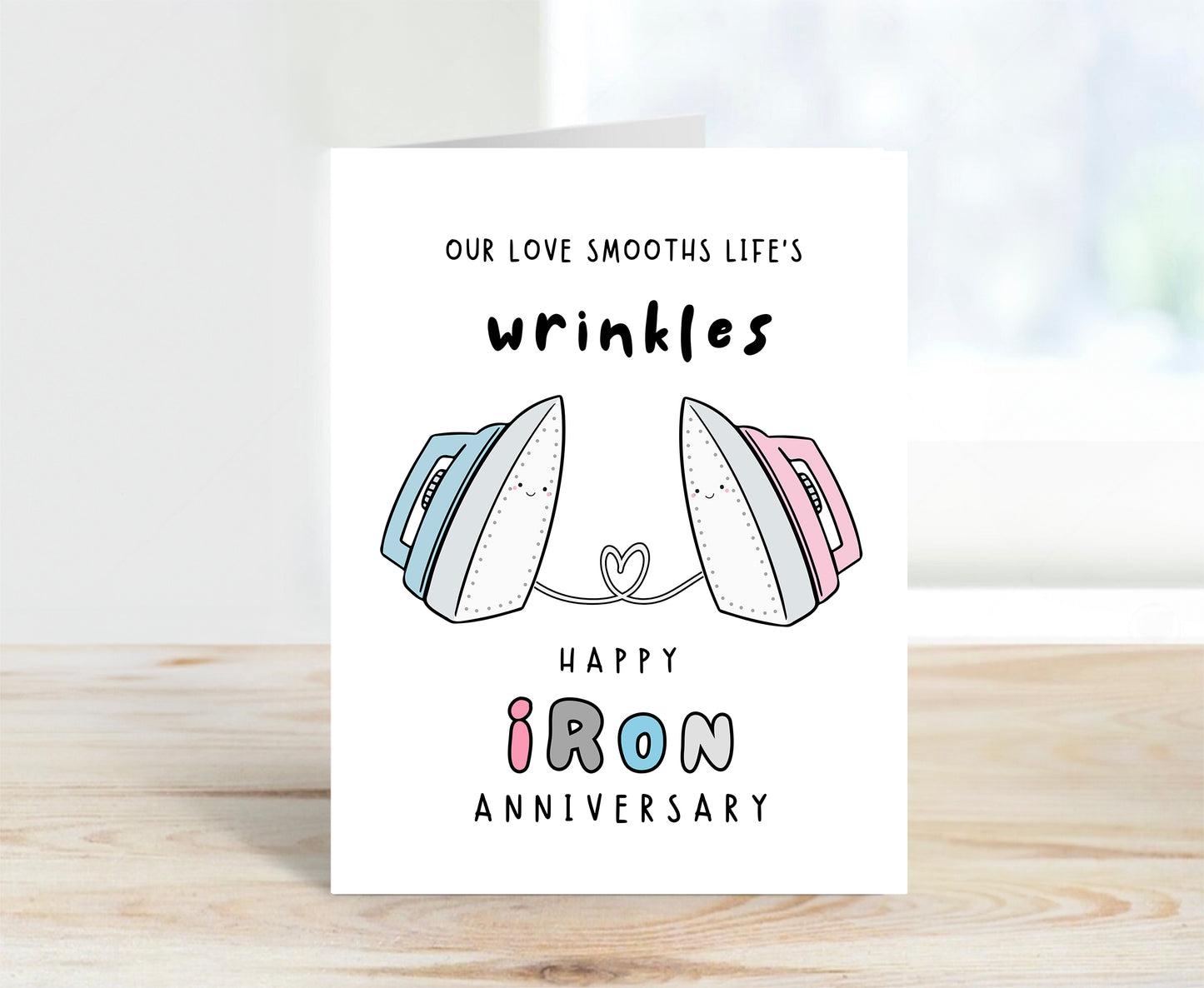 6th Iron Anniversary Card