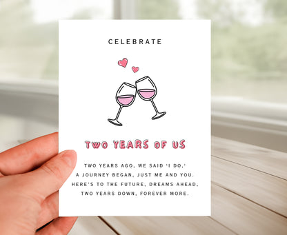 2nd Anniversary Card