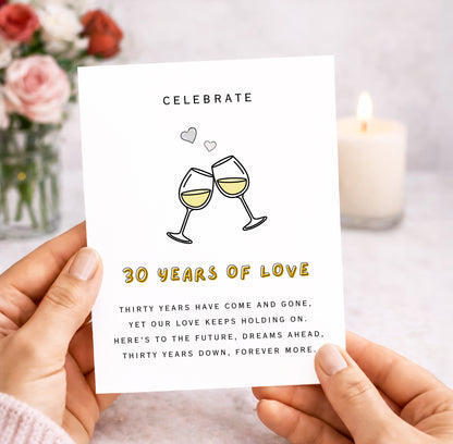 30th Year Anniversary