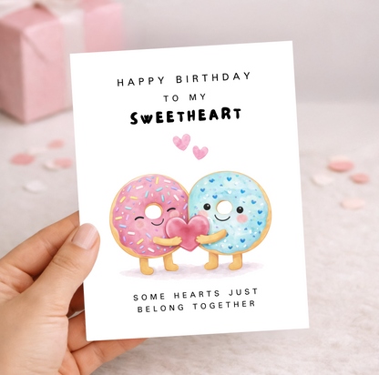 Birthday Card, Sweetheart