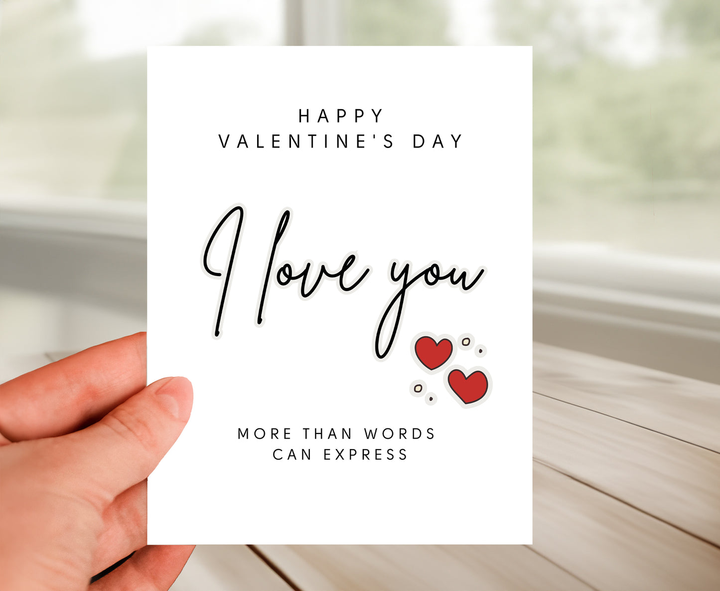 Valentine Card - I Love You