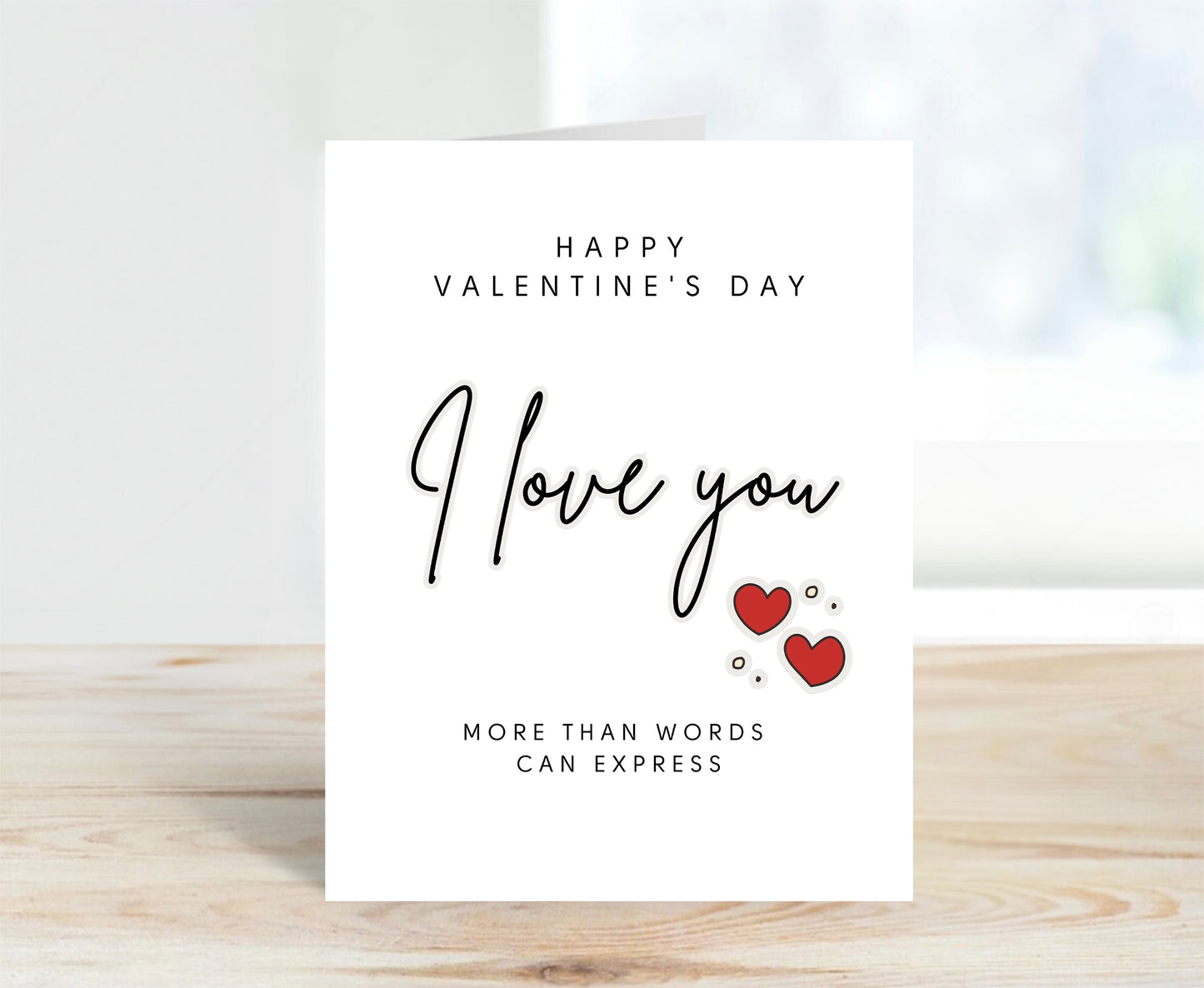 Valentine Card - I Love You