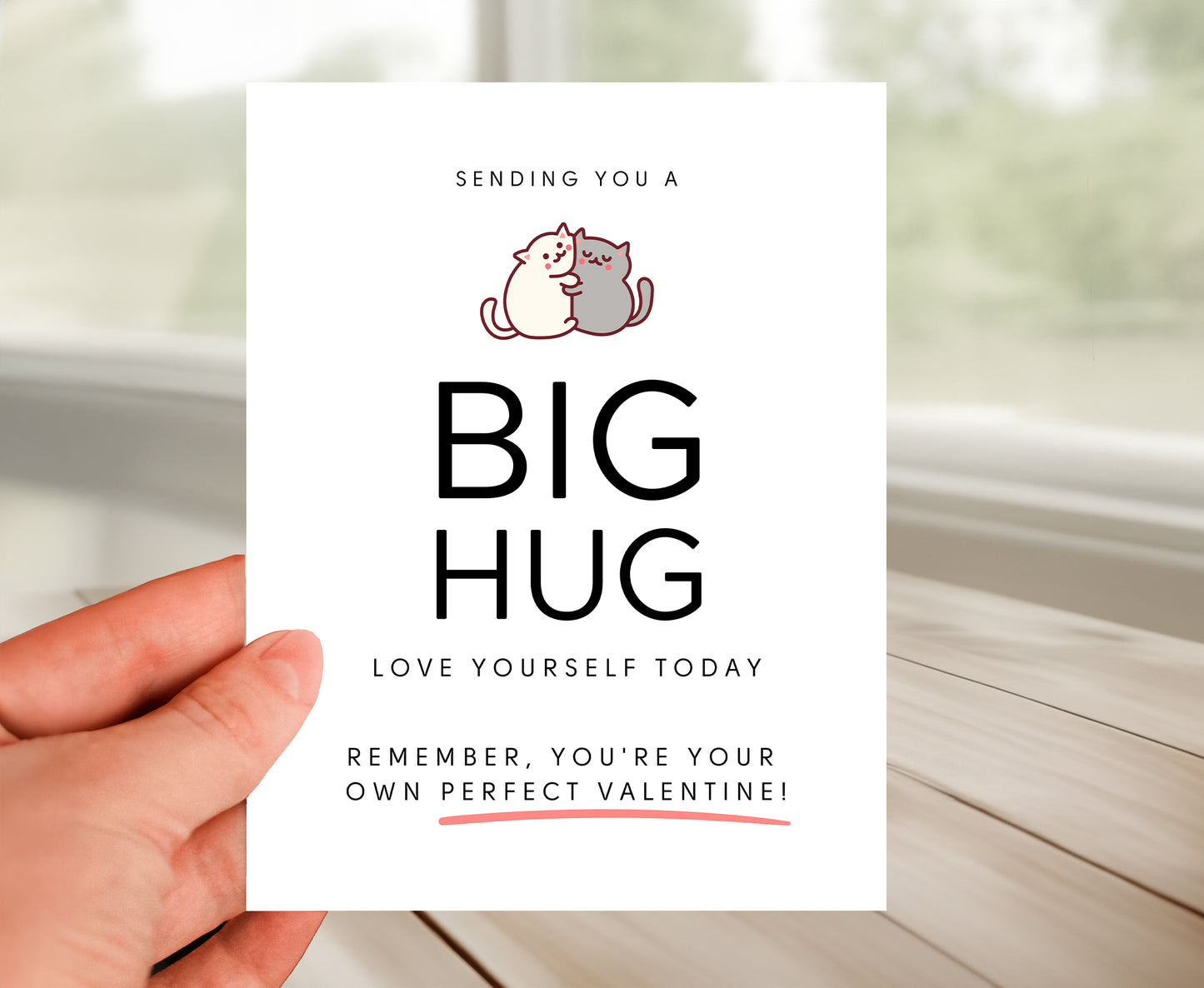 Valentine Card - BIG HUG