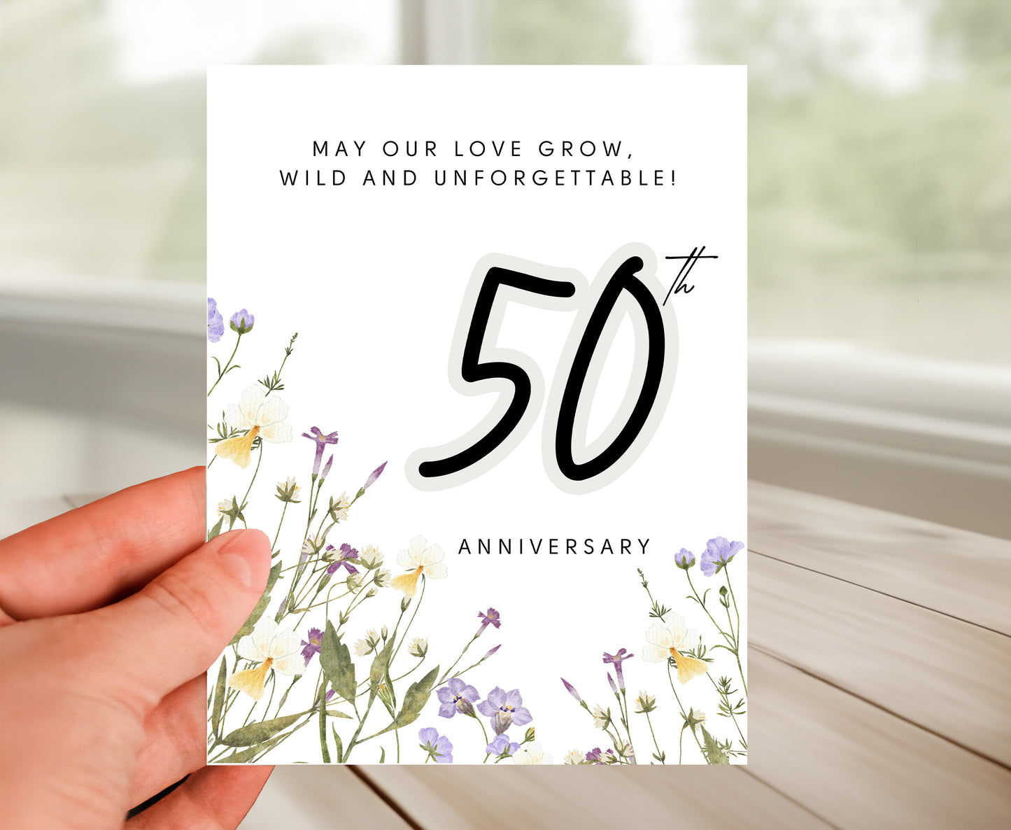 50th Anniversary Card