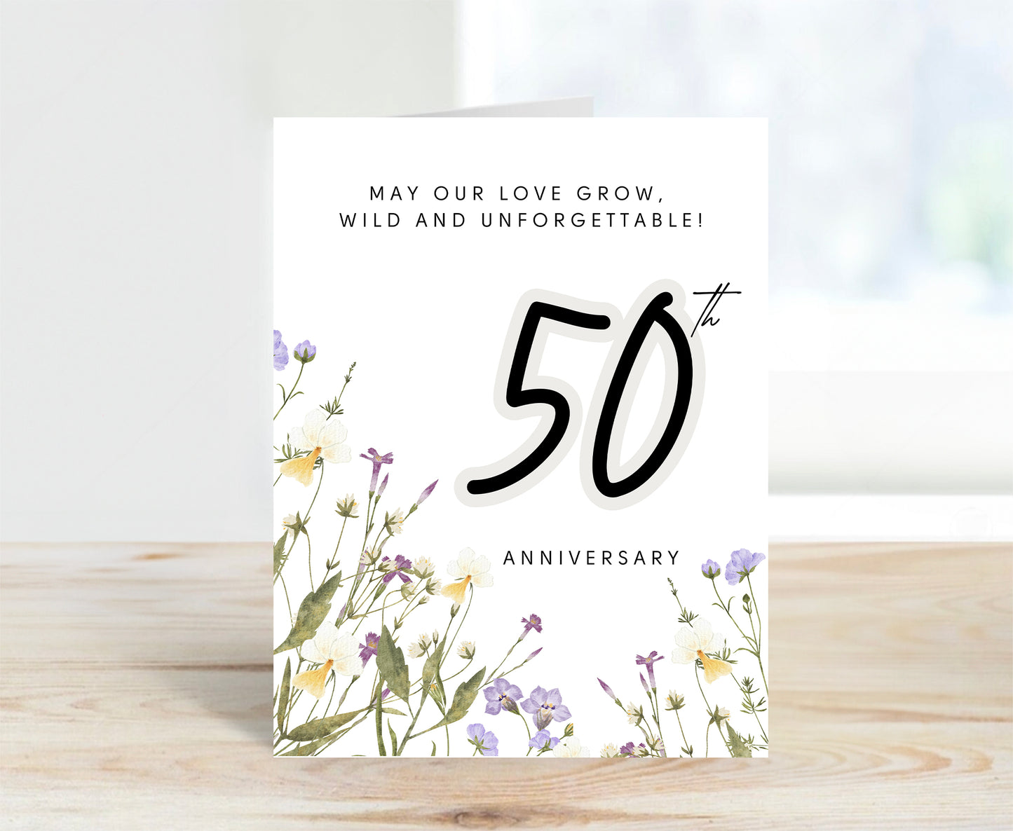 50th Anniversary Card