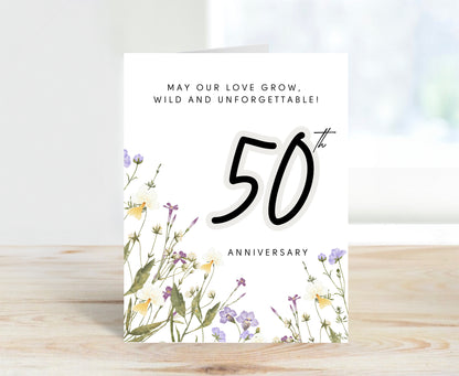 50th Anniversary Card