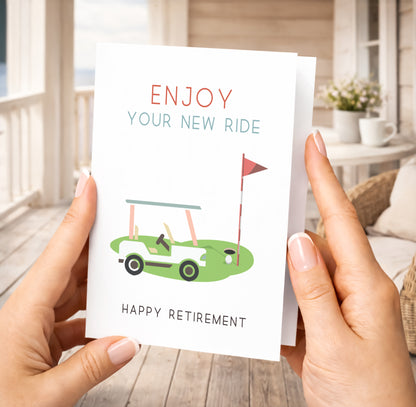 Retirement Card, Golfer