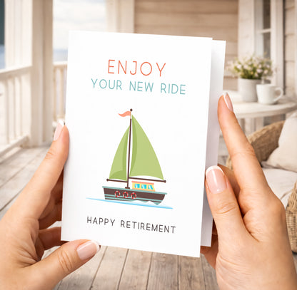 Retirement Card, Boating