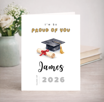 Personalized Graduation Card