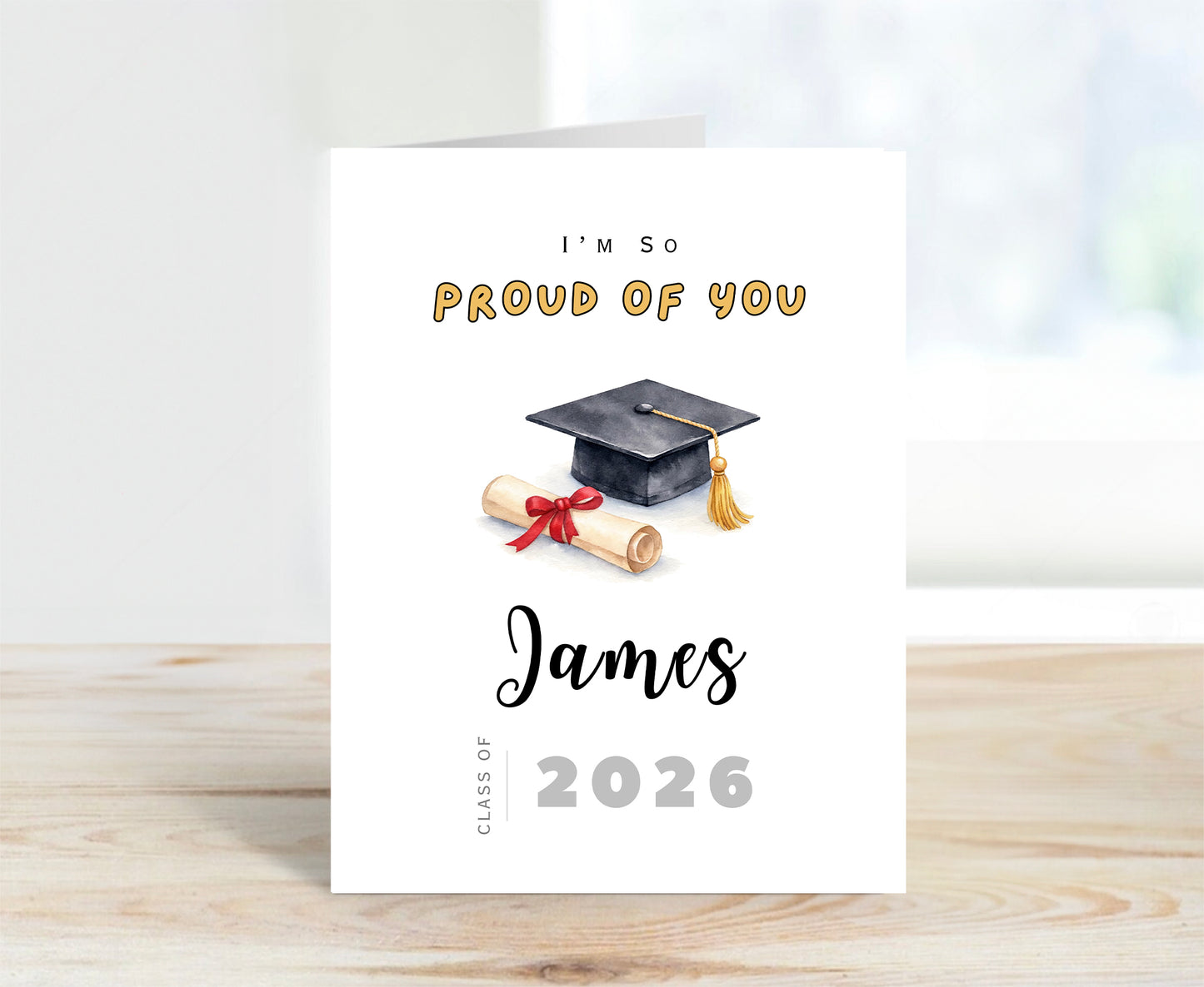 Personalized Graduation Card