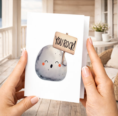 Congrats Card , You Rock!