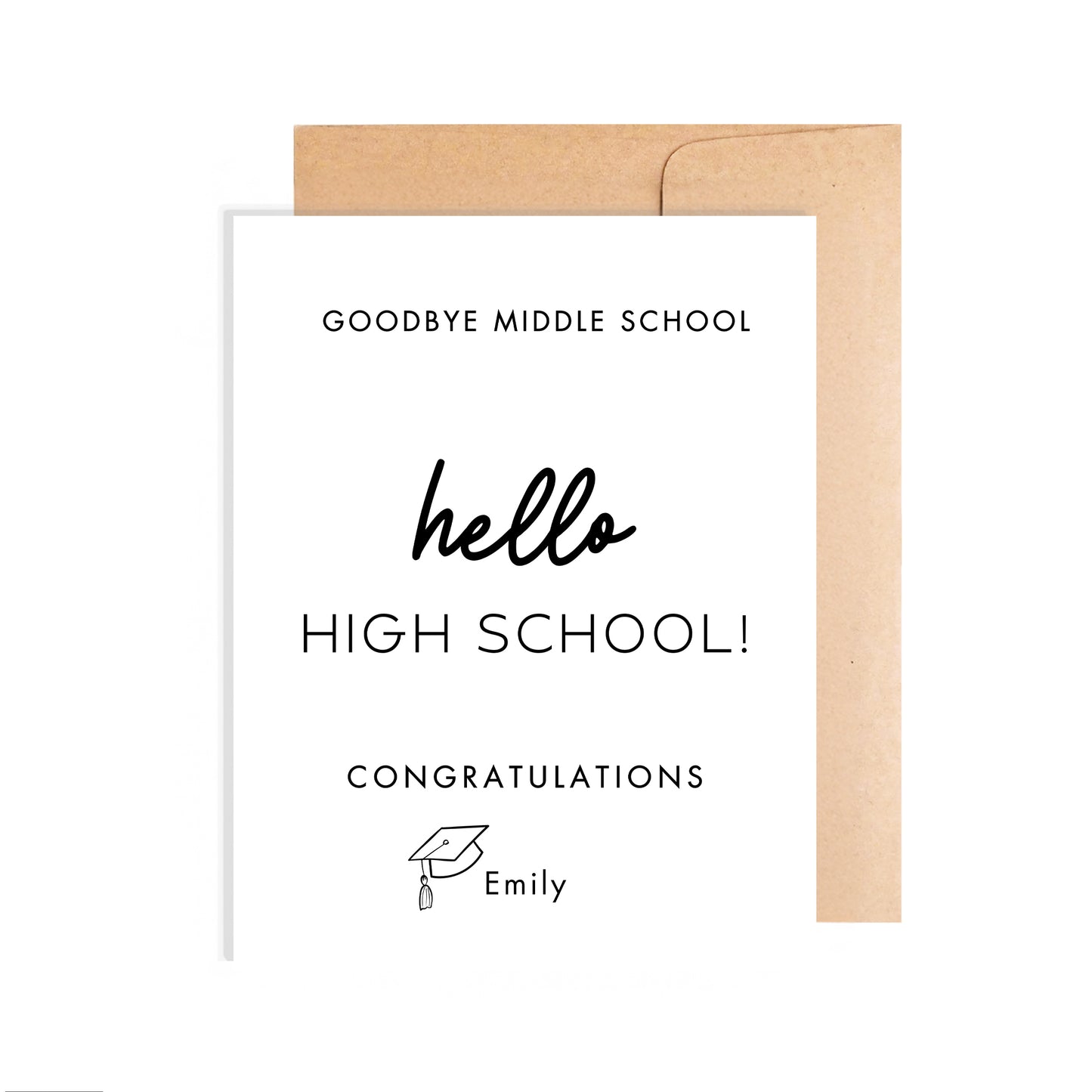 Personalized Congrats On Your Graduation Card