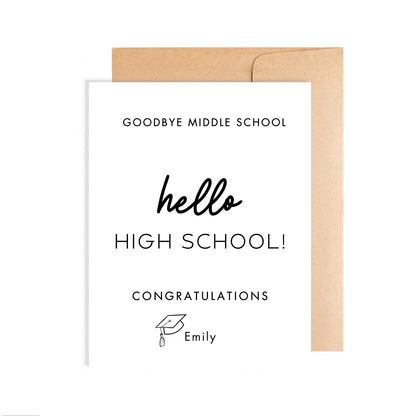 Personalized Congrats On Your Graduation Card