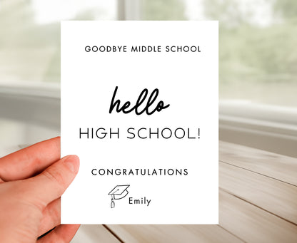Personalized Congrats On Your Graduation Card