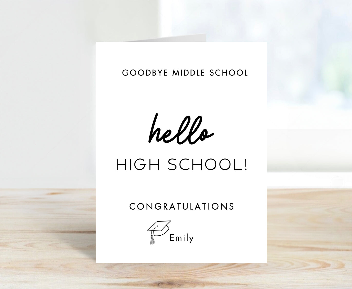 Personalized Congrats On Your Graduation Card