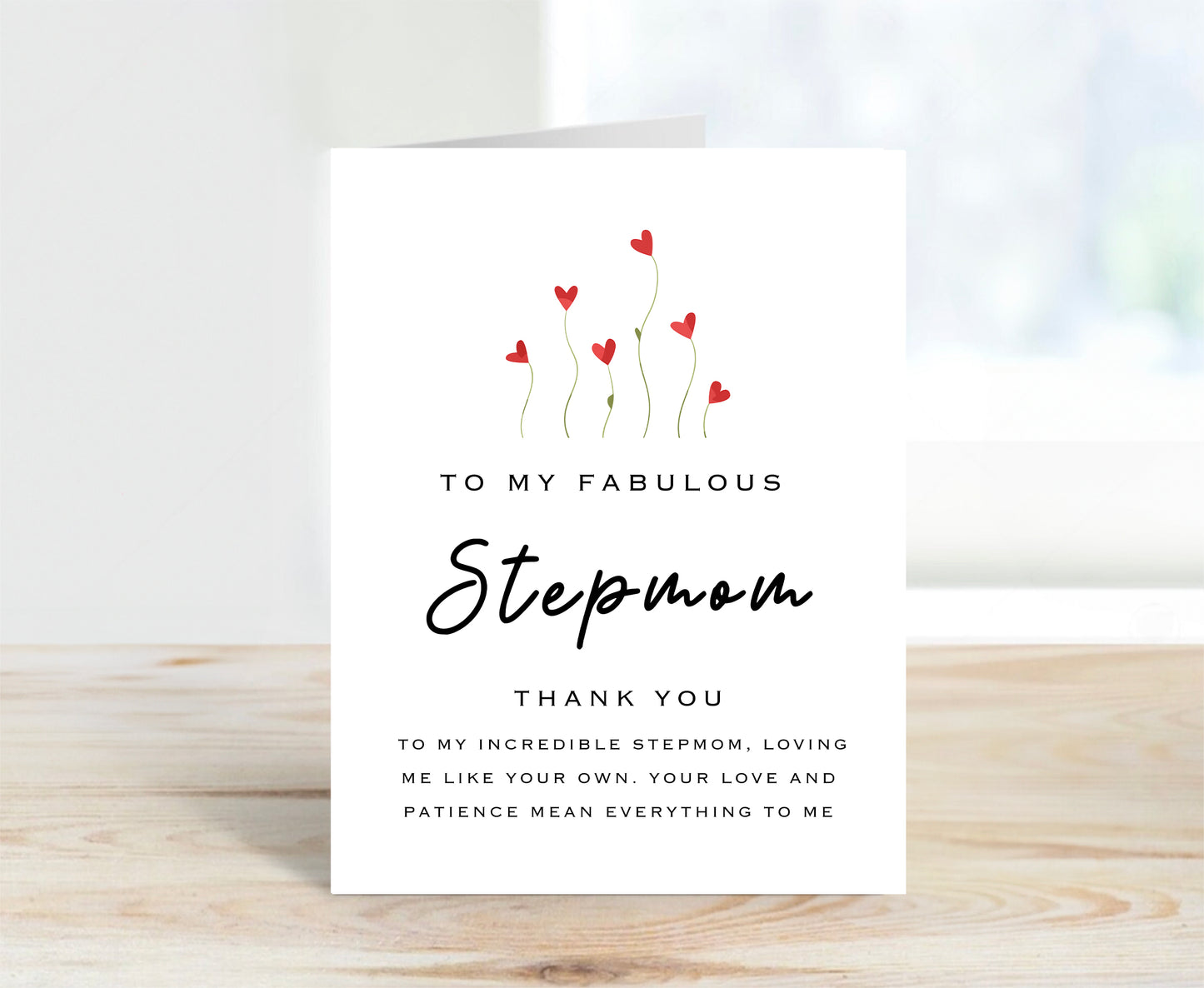 Thank You Card for Stepmom