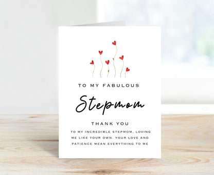 Thank You Card for Stepmom