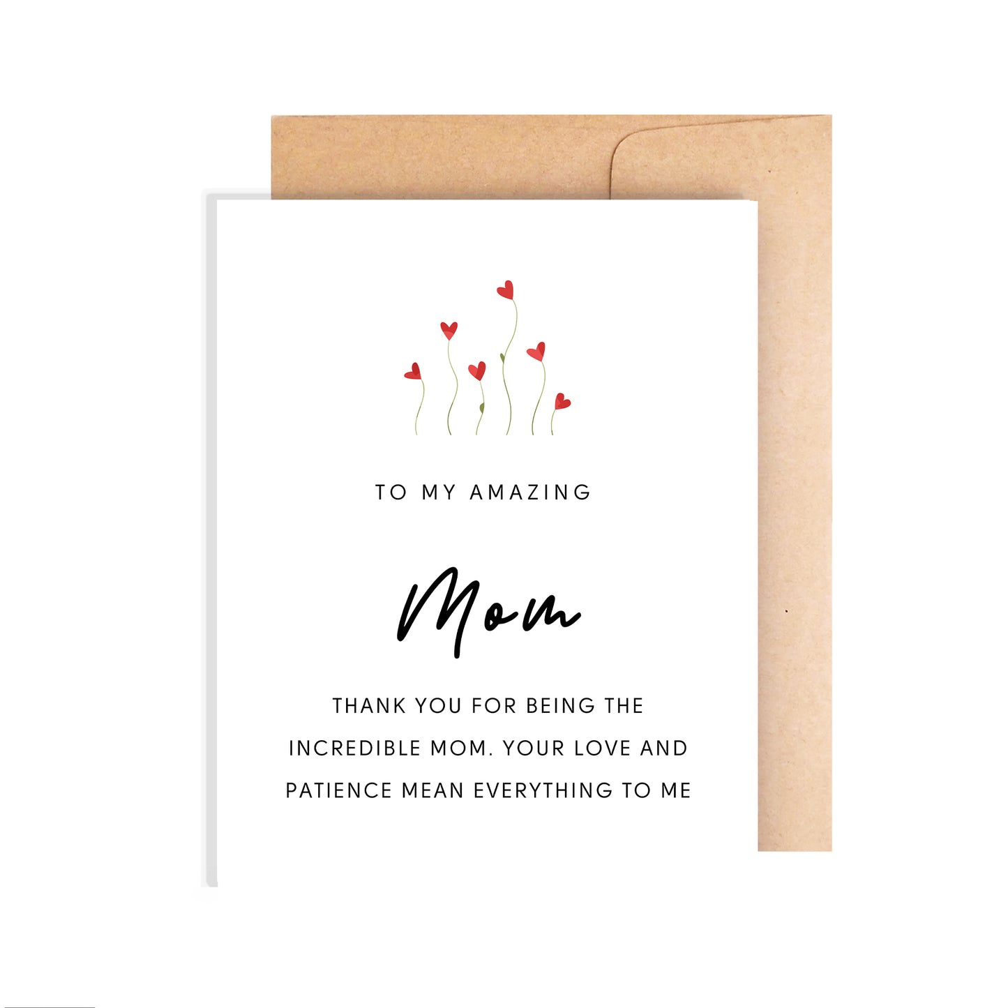 My Amazing Mom Poem Card