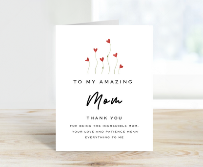 Card for Mom, Amazing Mom