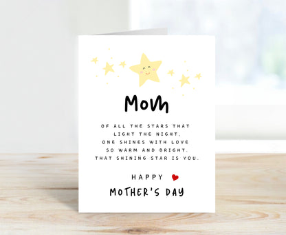 Mother's Day Card, Off All The Stars