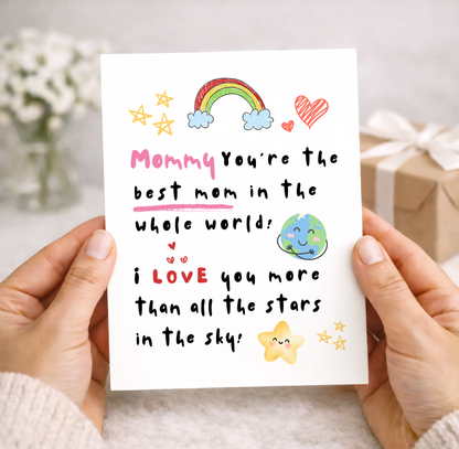 Best Mommy Card
