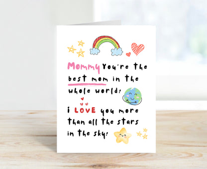 Best Mommy Card