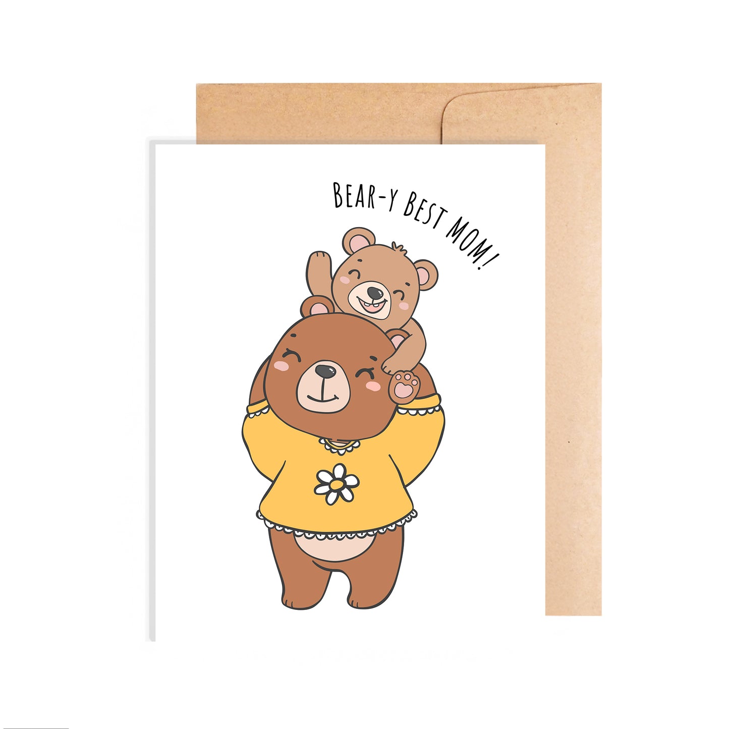 Card for Mom - Bear-y Best Mom