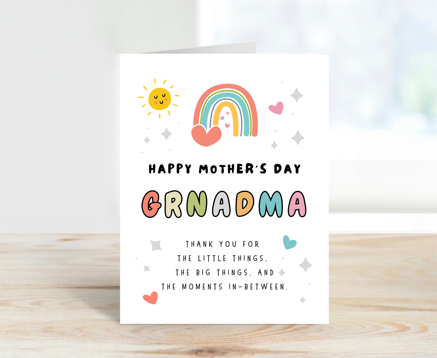 Mother's Day Card for Grandma