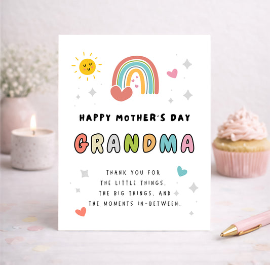 Mother's Day Card for Grandma