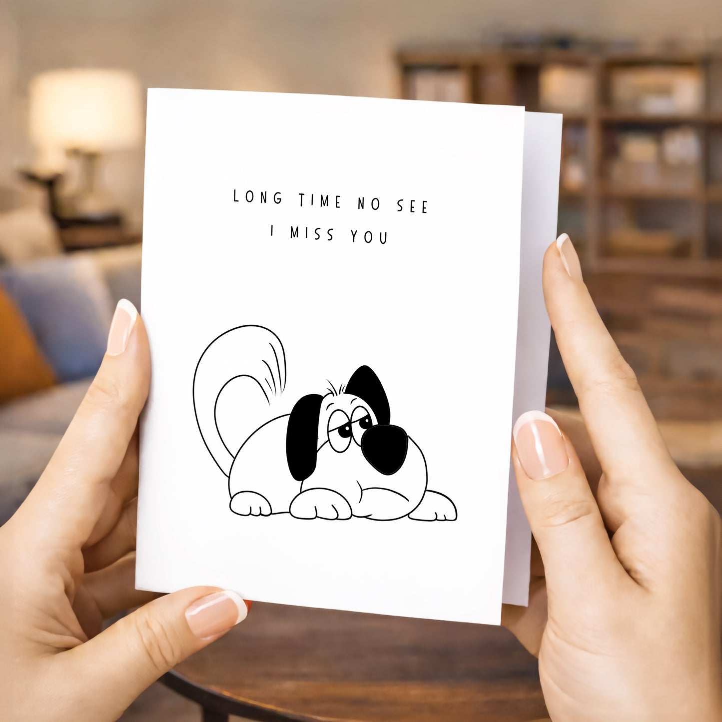 I Miss You Card