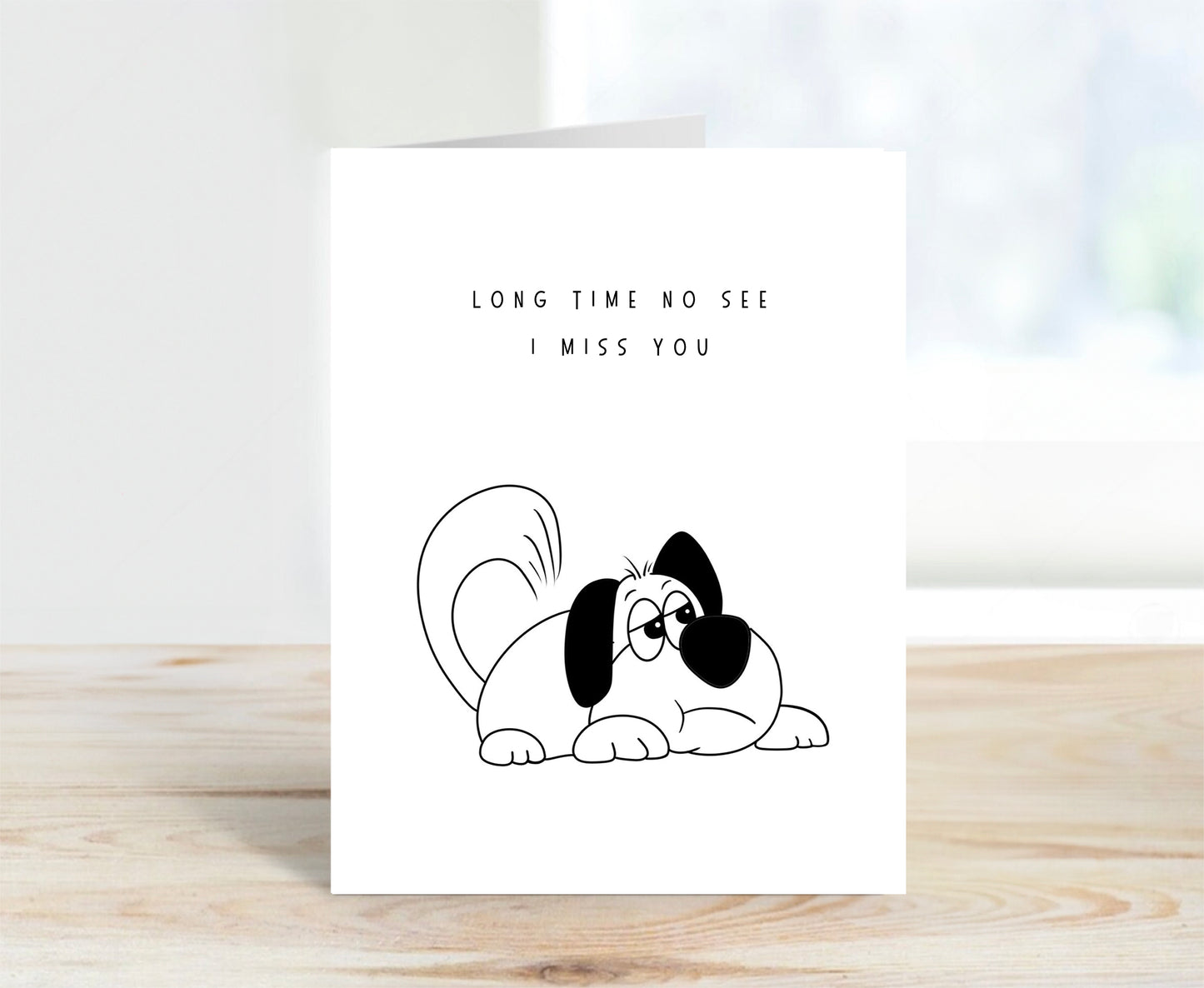 I Miss You Card