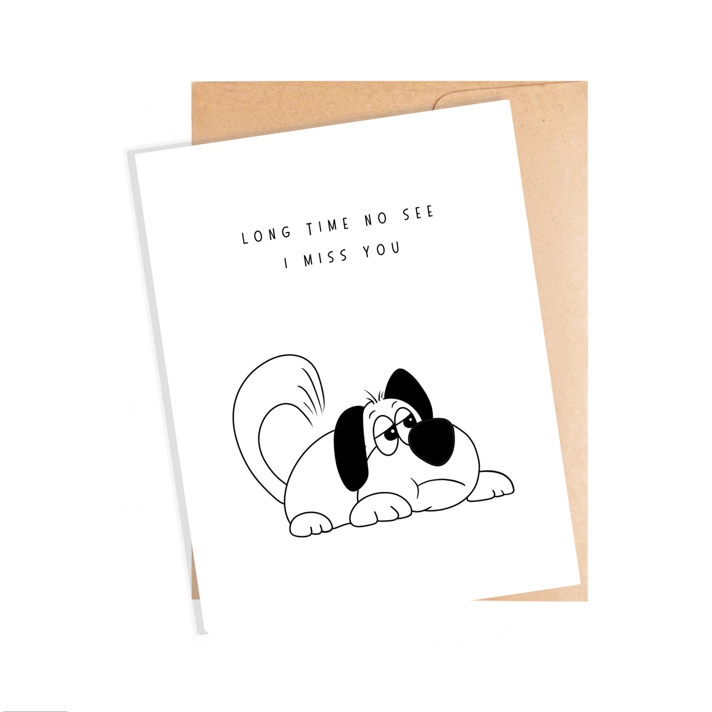 I Miss You Card