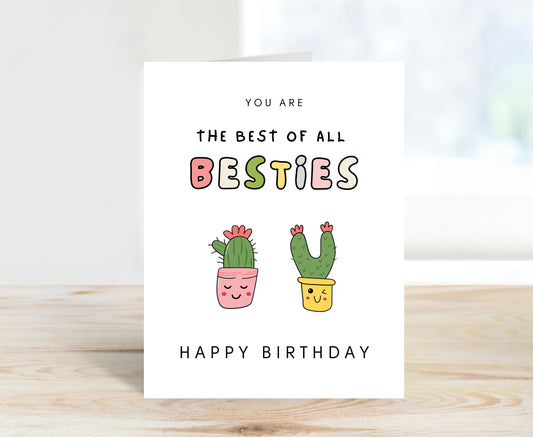 Bestie Birthday  Card
