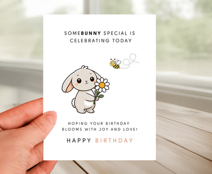 Happy Birthday Card - Somebody Special