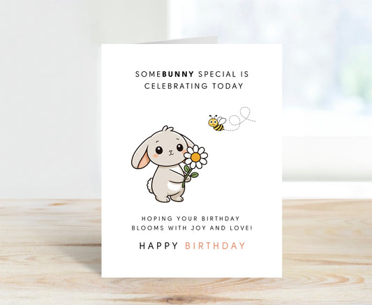 Happy Birthday Card - Somebody Special
