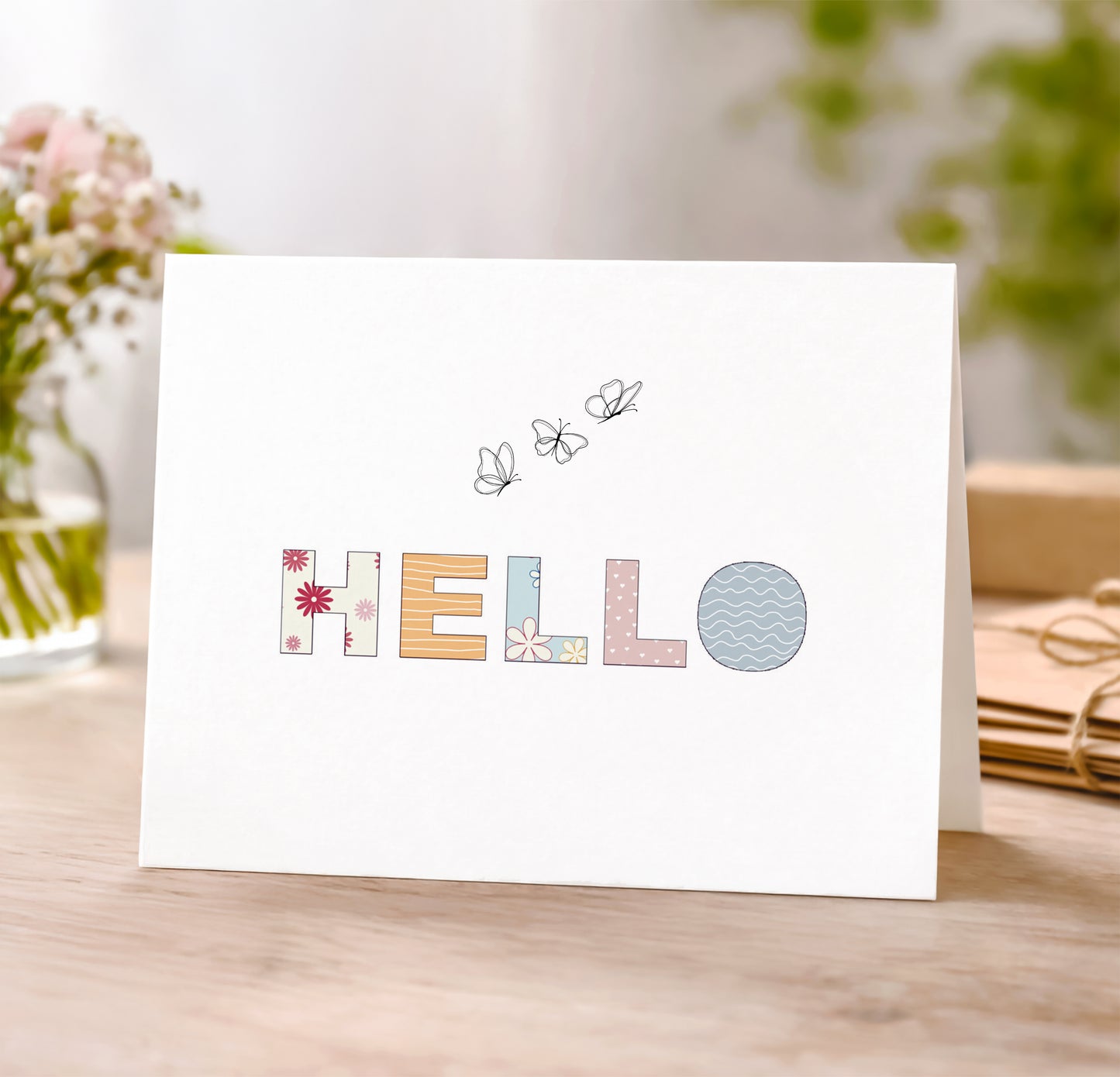 Friendship Card - HELLO