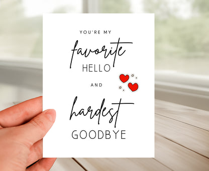 Farewell Card for Best Friend