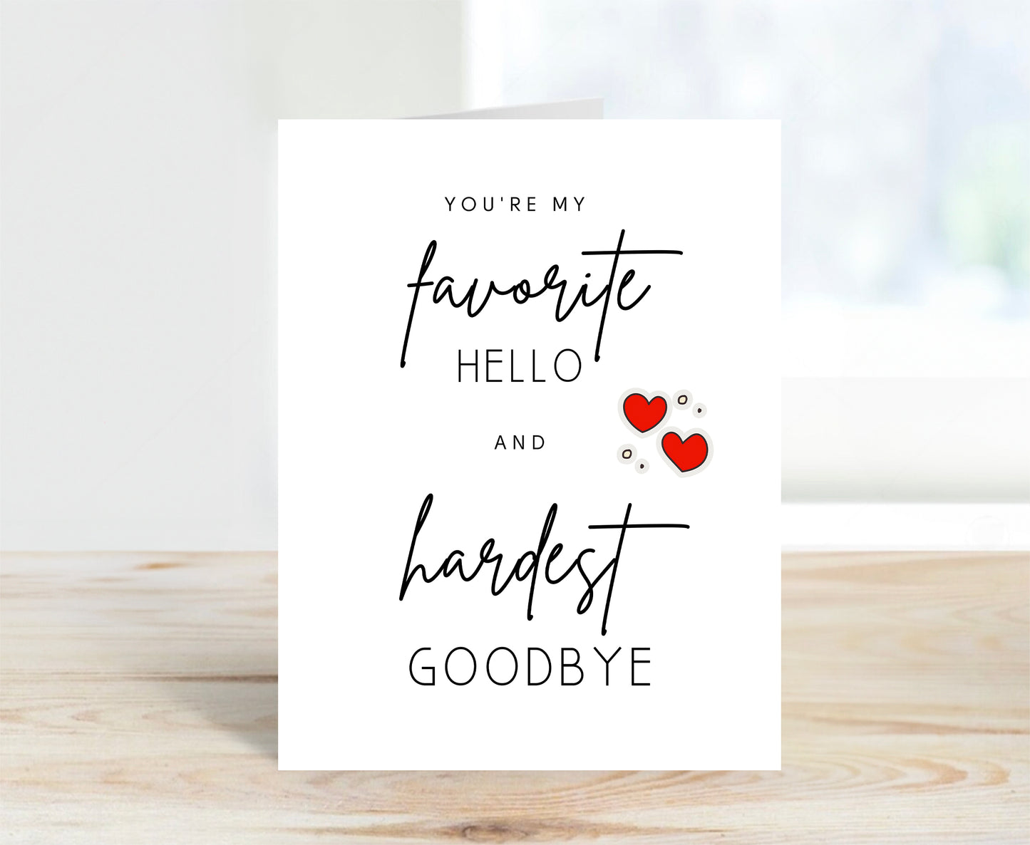 Farewell Card for Best Friend