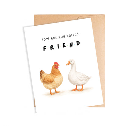 Friendship Card - Hello FRIEND