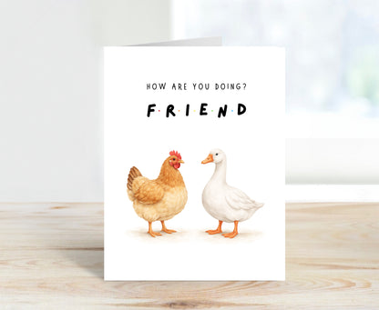 Friendship Card - Hello FRIEND