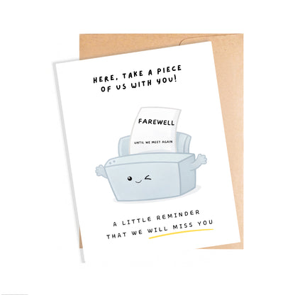 Farewell Card, Office Humor