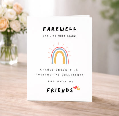 Farewell Card, Until We Meet Again