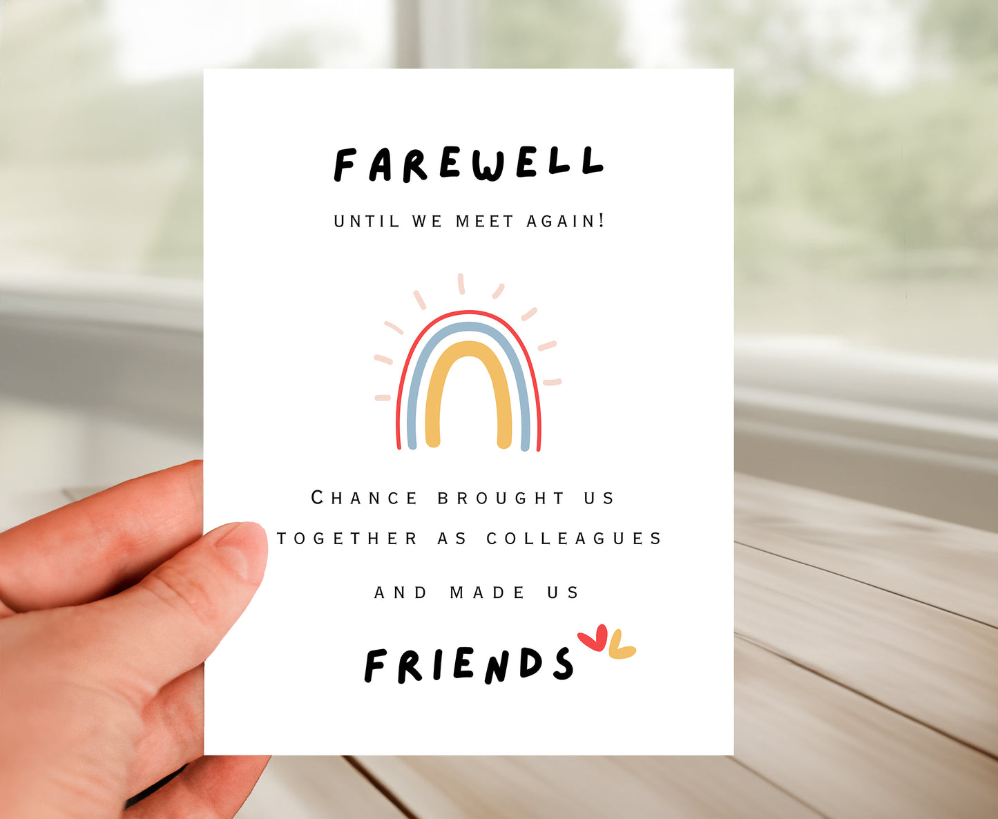 Farewell Card, Until We Meet Again