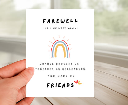 Farewell Card, Until We Meet Again